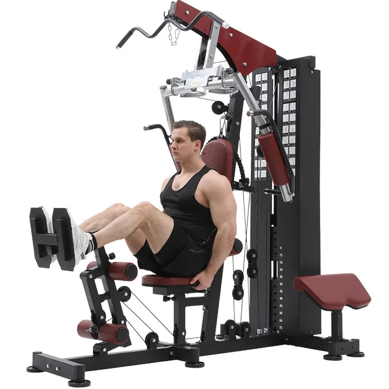 Home Indoor Comprehensive Gym Trainer Fitness Equipment With Strength Exercise Metal Material - Sun Studio