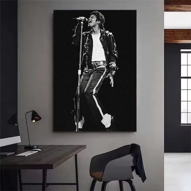 Michael 2026 Movie Biopic Michael-Jackson Style Dance Photography Poster Canvas Painting Wall Art Pictures Home Decor Gift - Sun Studio