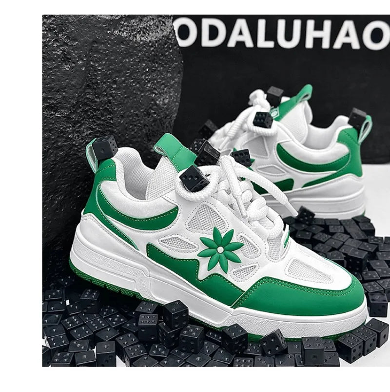 Men's Sneakers Luxury Leather Casual Shoes 2025 Fashion Skateboard Shoes for Men Daily Training Shoes Tenis Masculino - Sun Studio