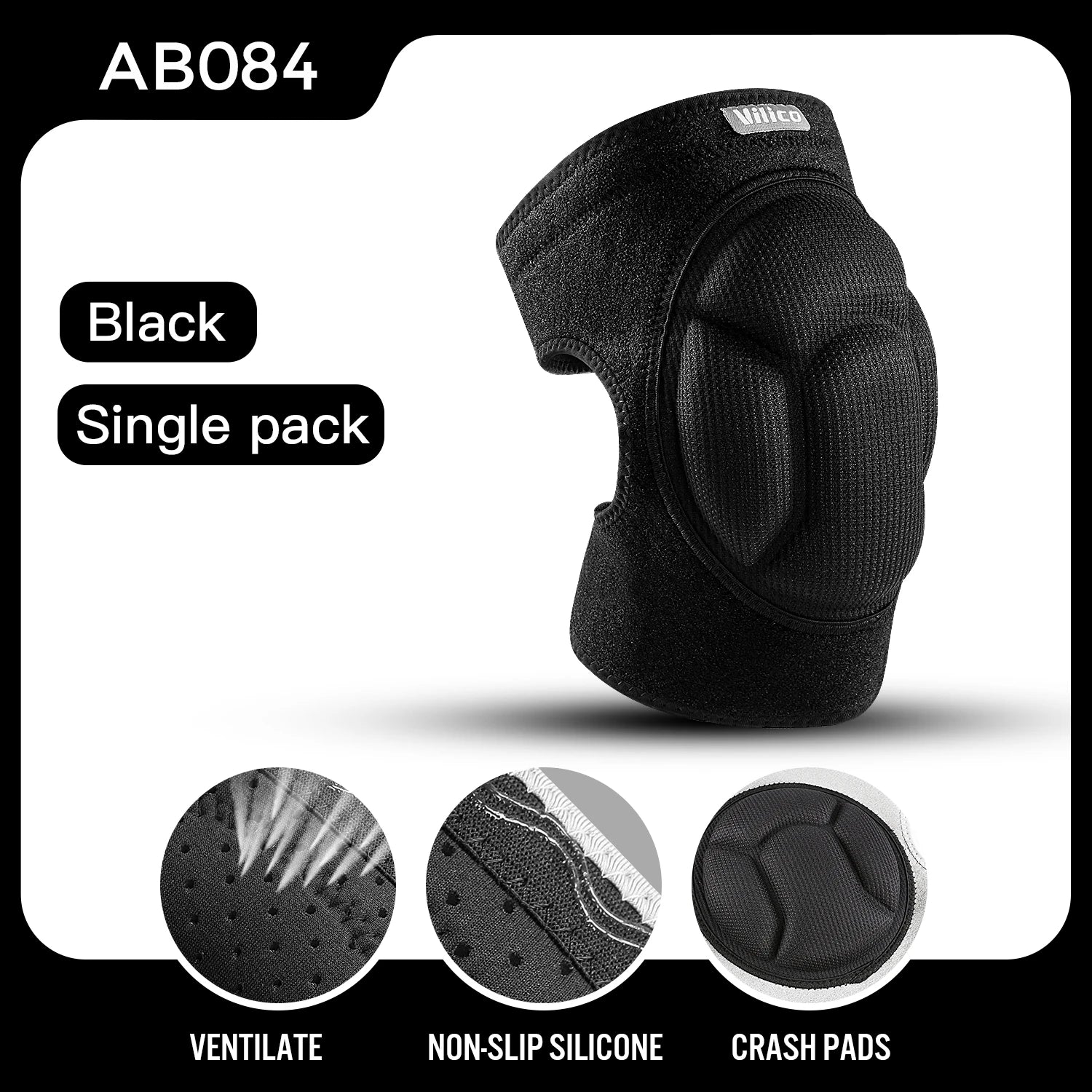 1pcs Sports Anti-collision Sponge Anti-fall Knee Pads Football Basketball Fitness Roller Skating Protective Gear Anti-fall - Sun Studio