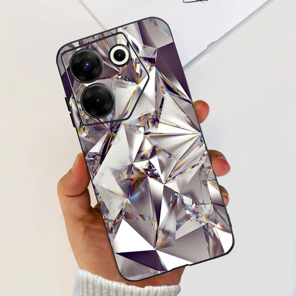 For Tecno Camon 20 Pro 5G Case 2023 Cute Love Heart Football Slim Cover Soft Silicone Funda For Tecno Camon20 Pro 5G CK8n Bumper - Sun Studio