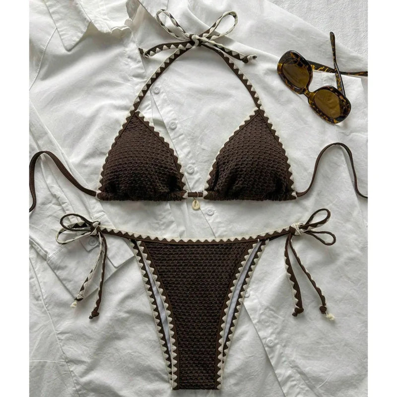Summer Sexy Bikinis 2026 Women Swimwear Female Swimsuit For Swim Wear Bathing Suits Brazilian Bikini Set Beachwear Pool Bather - Sun Studio