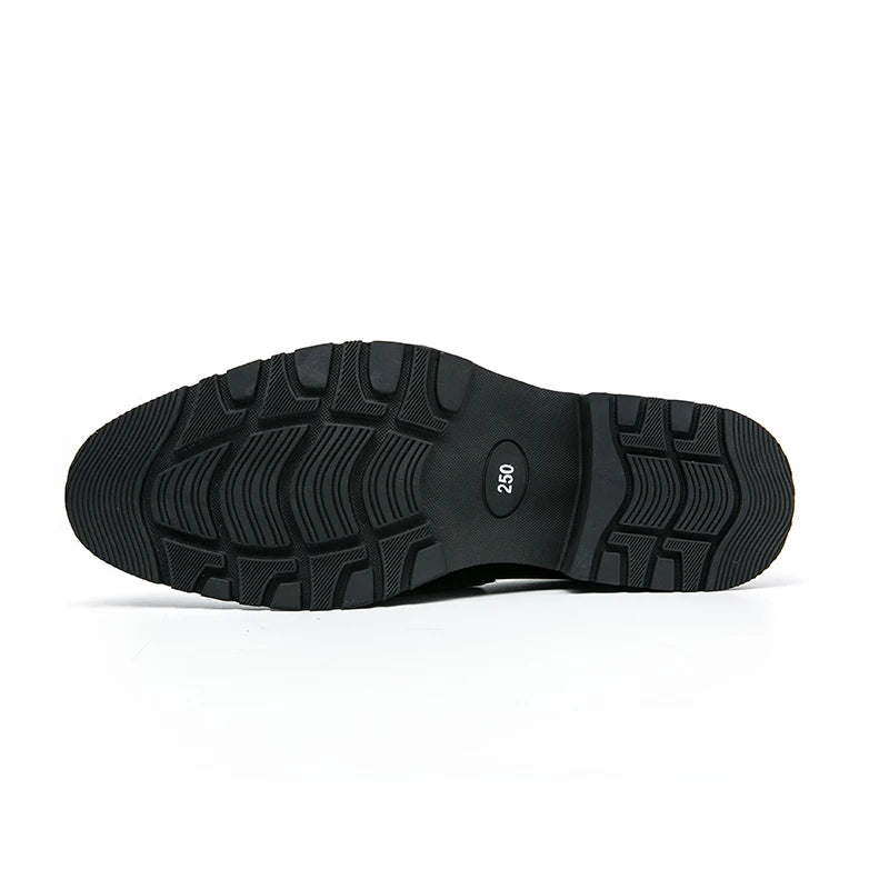 2023 Herren Spaltleder Schuhe Gummisohle Herren Business Büro Männliche Dress Leder Schuhe Echtes Leder Hochzeitsfeier Schuhe Plus 46