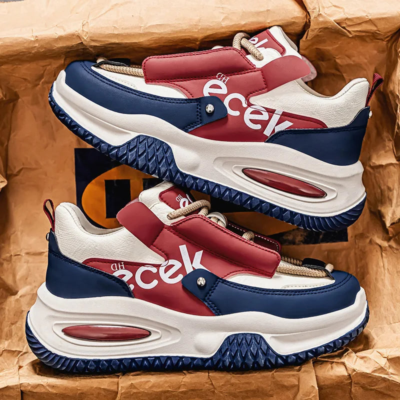 New Youth Thick Bottom Casual Sneakers Korean Edition Men's Versatile Breathable Running Shoes High Quality Zapatos para hombres - Sun Studio
