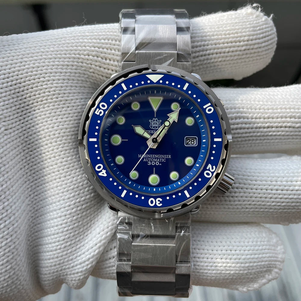 STEELDIVE SD1975 Luxus Automatikuhren Herren Taucheruhr 30Bar Wasserdicht Leuchtende Uhr Saphirglas Mechanische Armbanduhr