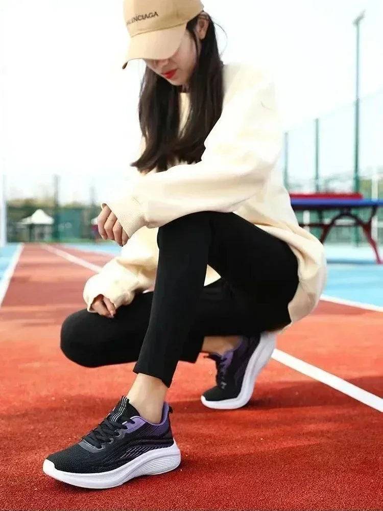 Lässige Lauf Sommer Mode Anti-Rutsch Wandern Mesh Atmungsaktivität Sport Schuh Tennis Frau Trend 2025 Damen Sneakers Paar