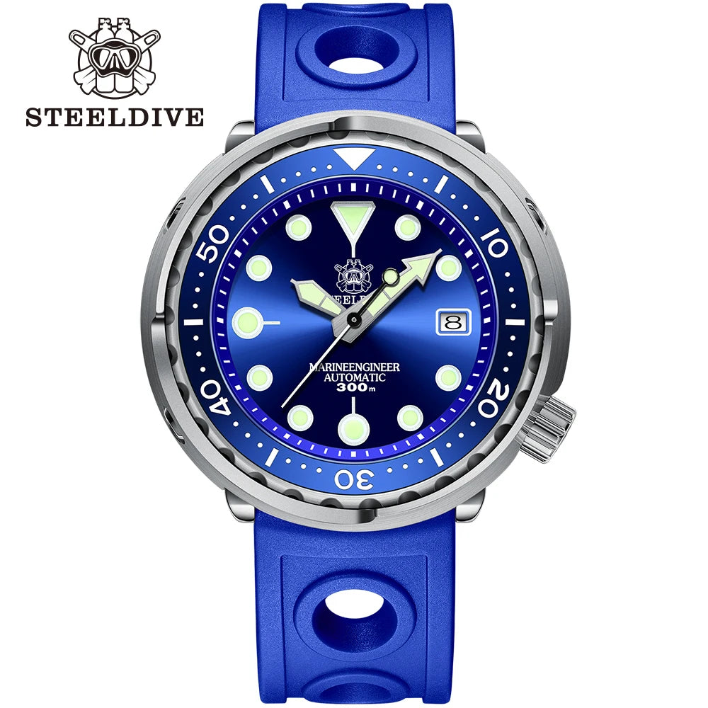 STEELDIVE SD1975 Luxus Automatikuhren Herren Taucheruhr 30Bar Wasserdicht Leuchtende Uhr Saphirglas Mechanische Armbanduhr