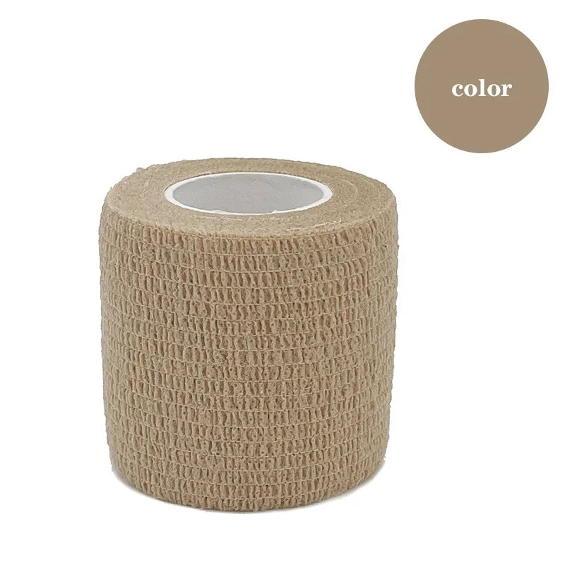 1/6pcs 5cmx4.8m Einweg-Tattoo-Verband Sportband Selbstklebender elastischer Verband Farbenband Tattoo-Zubehör