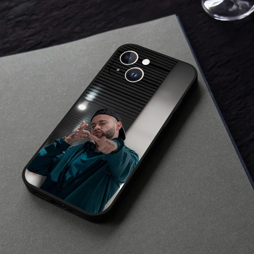 For N-Neymar Football 10 Phone Case For Iphone 16 15 11 13 14 Pro Max 7 8 Plus X Xr Xs Max 12mini Black Shell Cover Case - Sun Studio