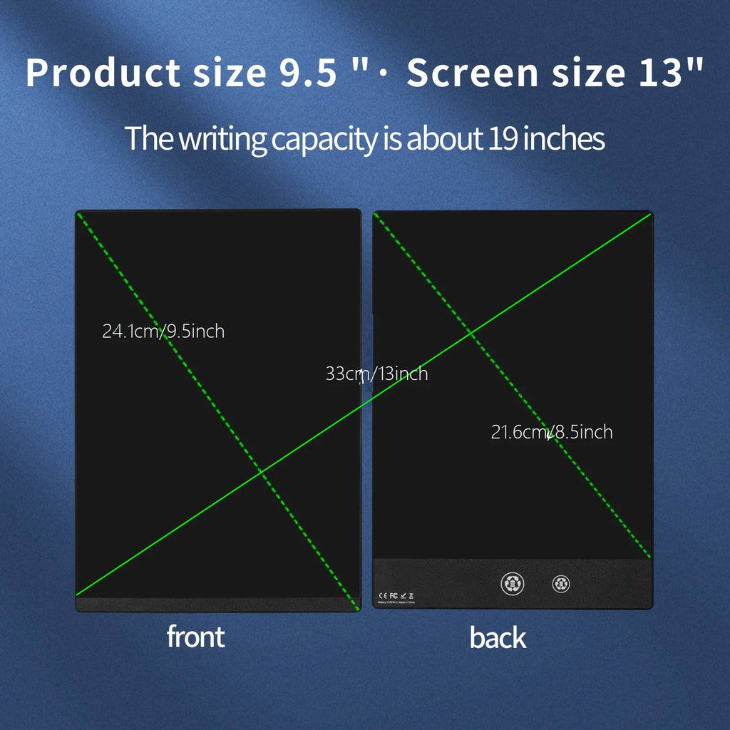 New 9.5 Inch Full Screen Superfine Handwriting Lcd Writing Tablet Drawing Board Electronic Superfine Notepads Educational - Sun Studio