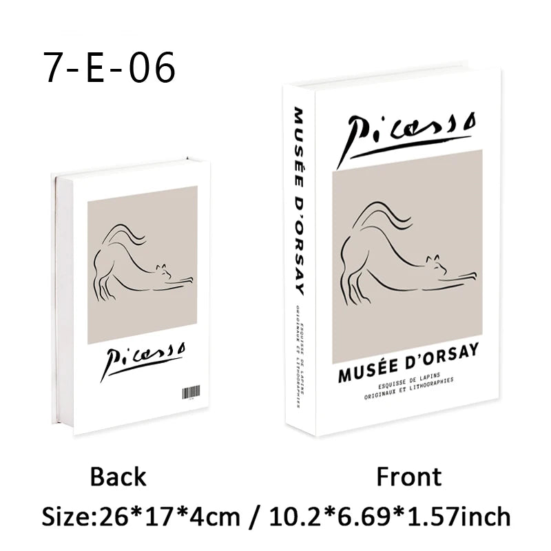 Matisse Fake Books Für Dekoration Aufbewahrungsbox Abstrakte Kaffeetisch Bücher Luxus Schlafzimmer Dekorative Bücher Bauhaus Boho Wohnkultur