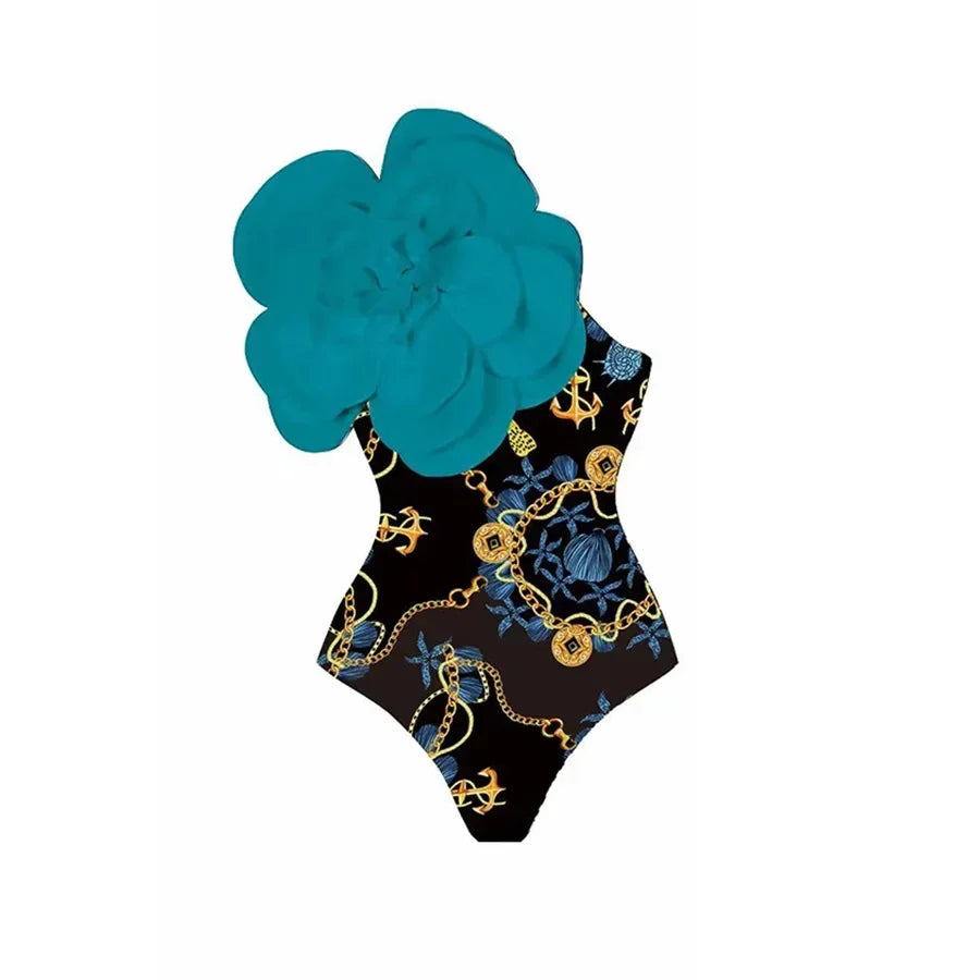 2026 Neu Sexy Weiß 3D Blume Einfarbig Zweiteilig Push Up Bikini Set Luxus Badebekleidung Damen Badeanzug Strandmode Sommer Badeanzug
