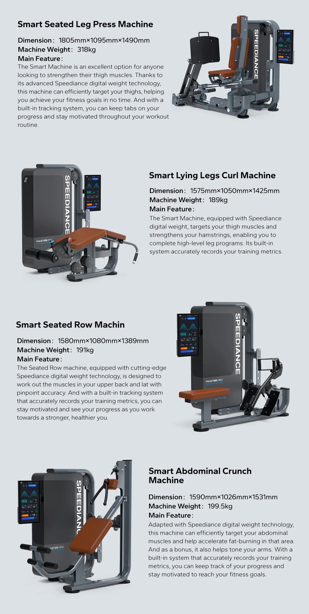 Smart Gym Wholesale Single Function Training Machine One Station Home Gym Smart Lying Legs Curl Machine - Sun Studio