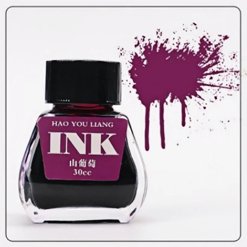 30cc Drawink Ink 16 colours Ink Dye Type Non-carbon non-clogging fountain pen ink Coloured ink Fountain pen light colour ink - Sun Studio