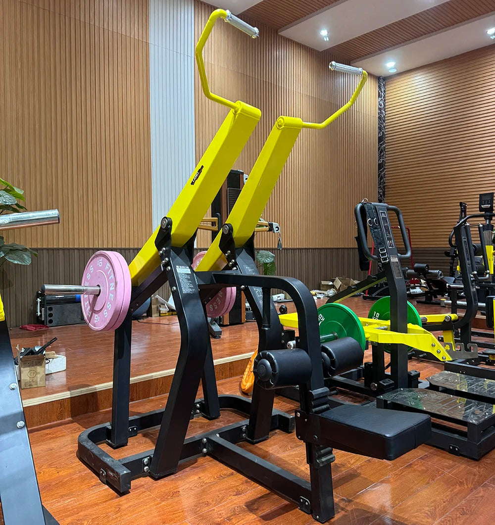 Land Commercial Gym Machine Plate Loaded Gym Equipment Lat Pulldown Machine - Sun Studio