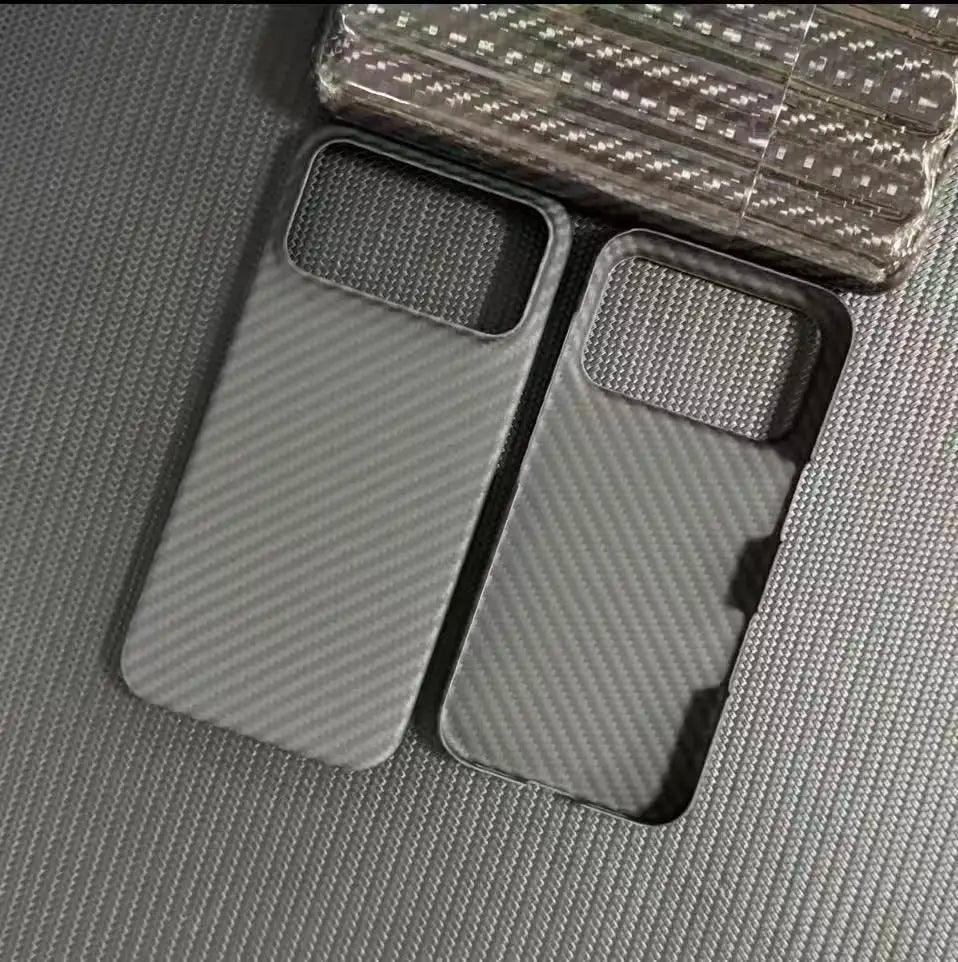 Real Carbon Fiber Phone Case for iPhone 17 Pro Mobile Ultra Slim Tough Cover Aramid Fiber for Iphone17 Pro Cover Carbon Fiber - Sun Studio