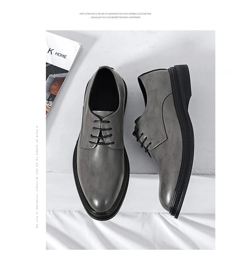 2024 Italian Dress Shoes Men Wedding Party Shoes High Quality Casual Loafer Male Designer Flat Shoes Zapatos Hombre Plus Size 47 - Sun Studio