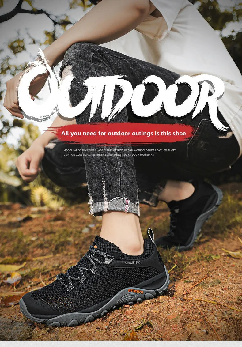 Paul 2026 New 571 Water Shoes Men's Casual Shoes Single Lace Youth Hollow Mesh Shoes Breathable Comfortable Fashionable - Sun Studio
