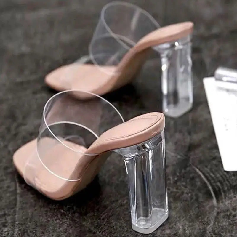 Summer Fashion Luxury Ladies Beach Sandals Clear S Women Casual Slip-On Shoes Comfortable Flat Heel Elegant Style for Women - Sun Studio