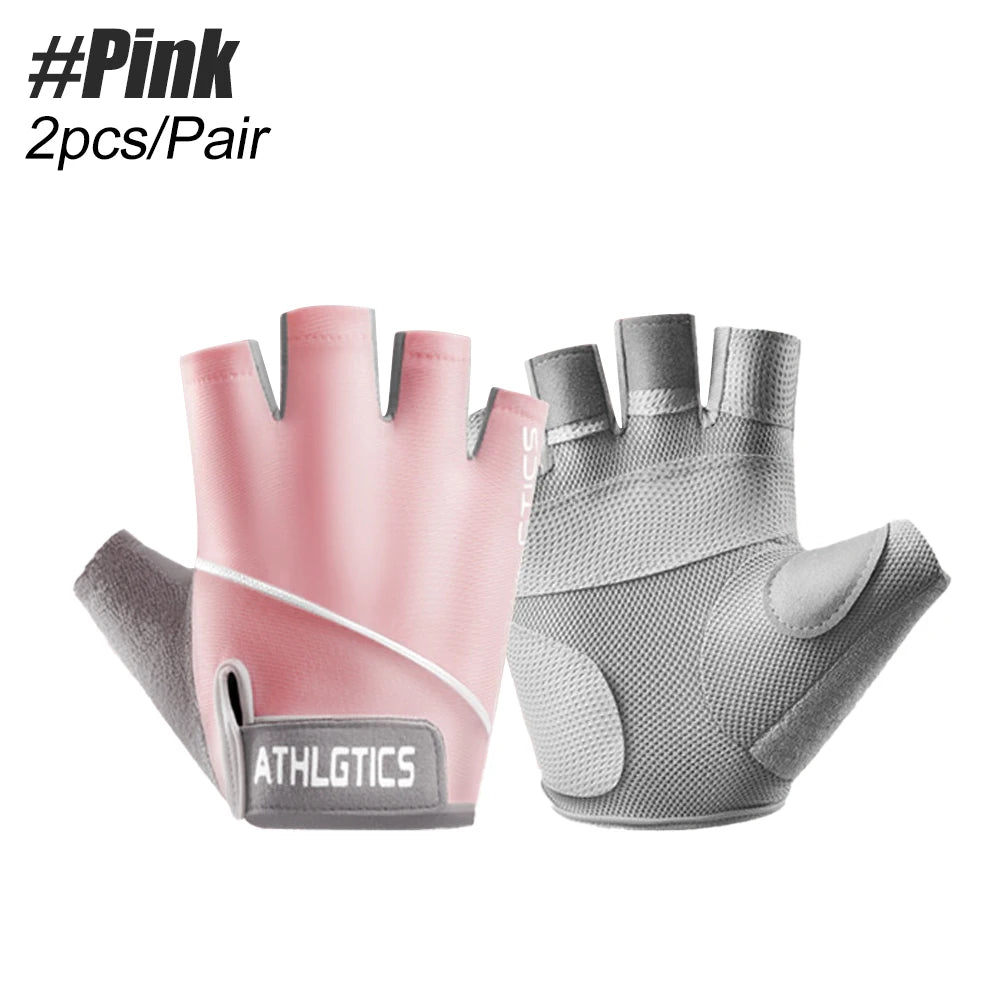 Gym Gloves for Men Women Fitness Weight Lifting Wristband Gloves Body Building Training Sports Exercise Cycling Glove Shockproof - Sun Studio