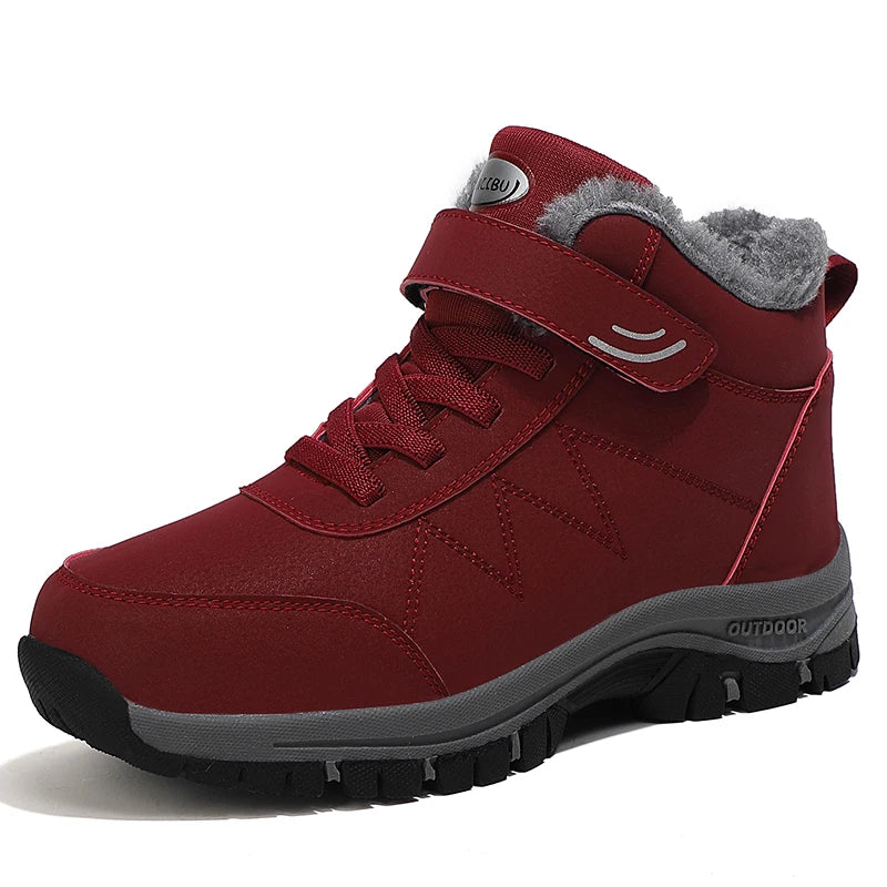 Men Top Quality Casual Snow Boots Waterproof Warm Winter Shoes Men Hiking Boots Outdoor Mountain Climbing Sneaker Man Trekking - Sun Studio