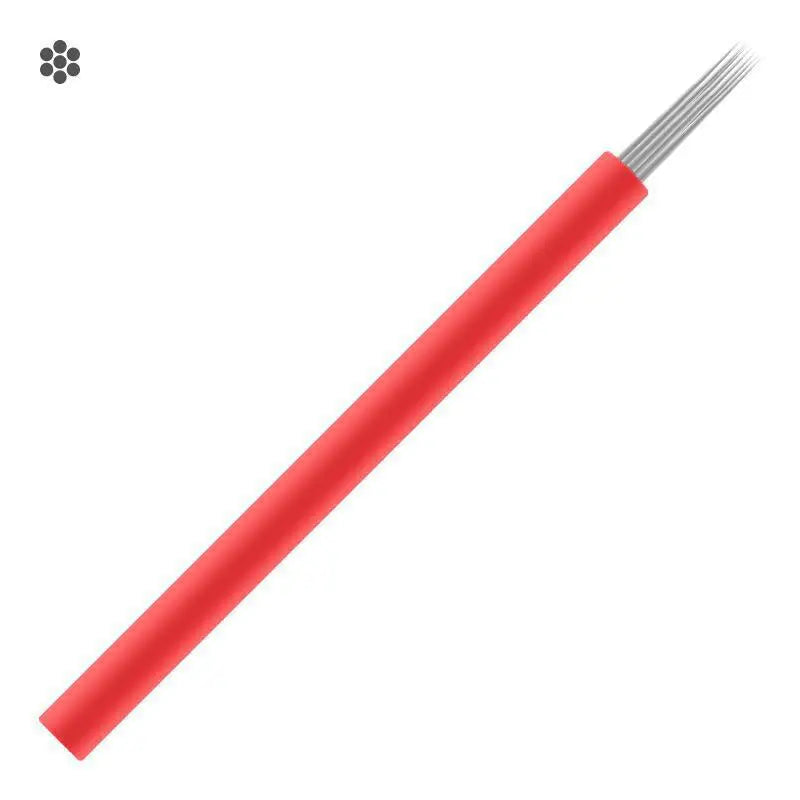 50Pcs Round Tattoo Needles Blades RS RL Microblading Permanent Makeup Fog Eyebrow Lip Needles Manual Pen Embroidery Needle - Sun Studio