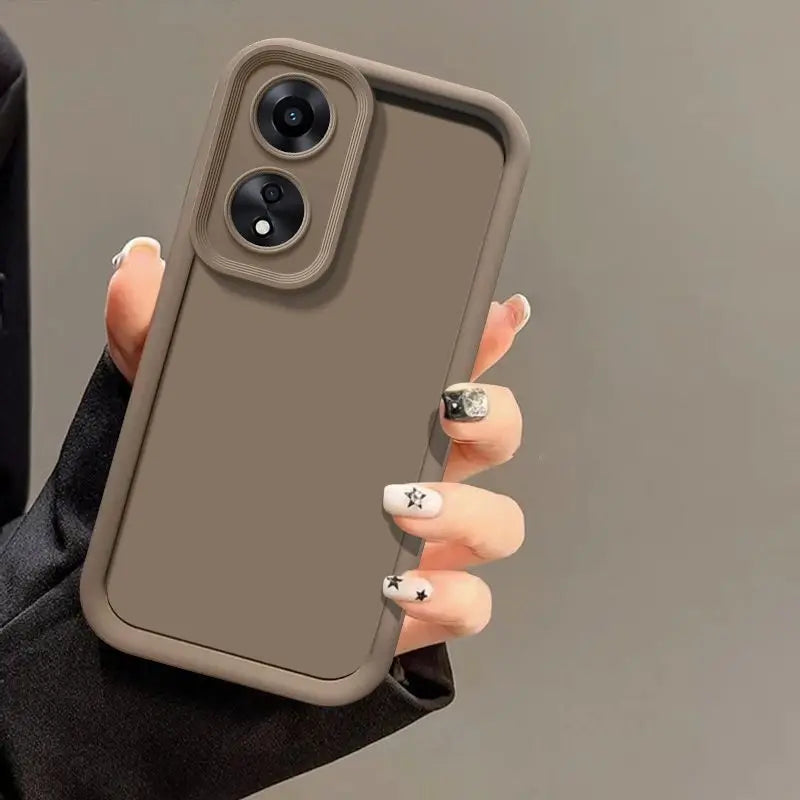 For OPPO A38 4G Case OPPO A17 OPPO A17K Phone Case Full Package Matte Anti Drop Soft Protective Cover - Sun Studio