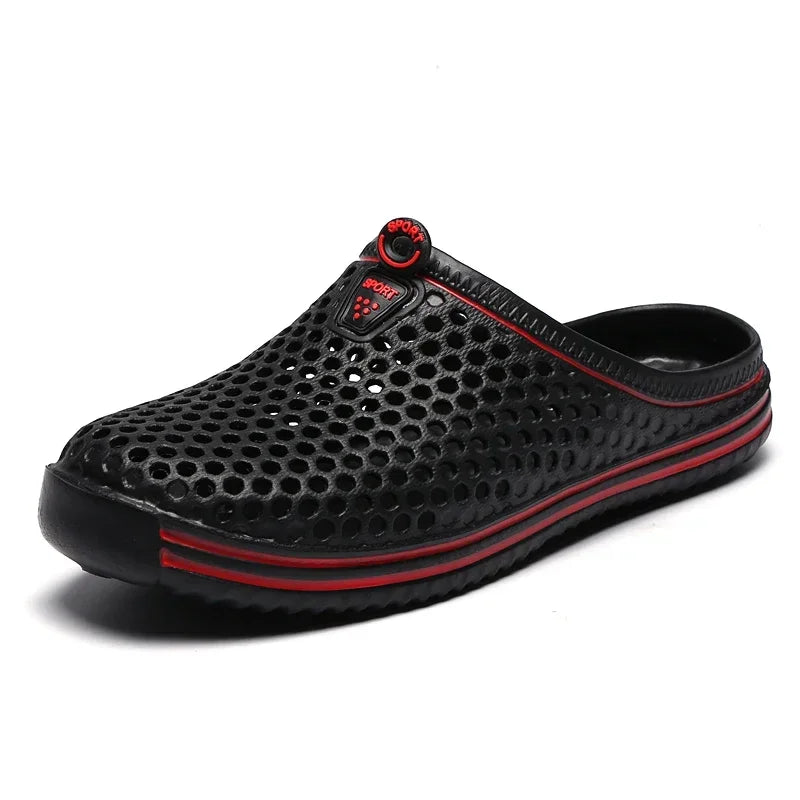 YRZL Sommer Herren Sandalen Leichte EVA Herren Freizeit Schuhe Lochschuhe Clogs Liebhaber Zuhause Garten Outdoor Männliche Strand Flache Hausschuhe