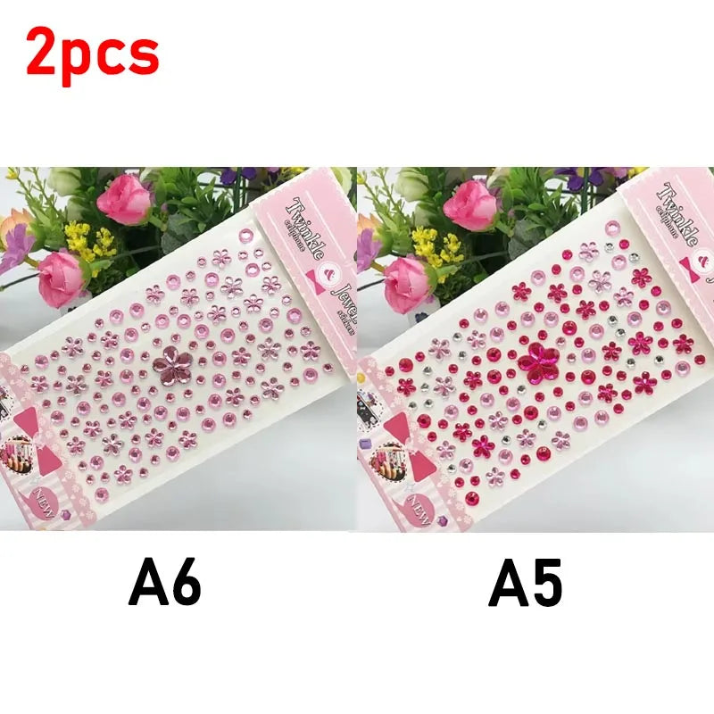 Glitzer Gesicht Aufkleber für Kinder Strasssteine für Augen Gesicht Diamanten Helle Aufkleber Festival Makeup Juwelen Aufkleber ZS006