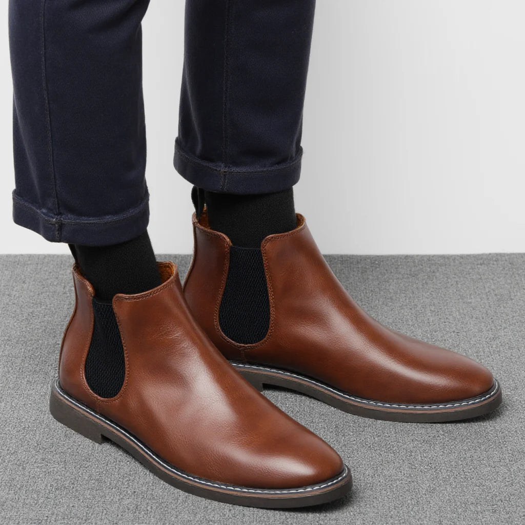 40~46 Men Chelsea Boots Brand Retro Comfortable Fashion Men Boots - Sun Studio