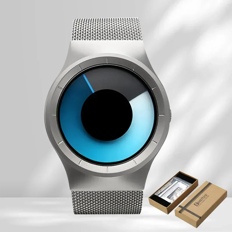 NEUE Kreative Quarz Uhren Männer Top Mode Marke Freizeit Edelstahl Mesh Band Unisex Uhr Uhr Männlich weiblich Gentleman Geschenk