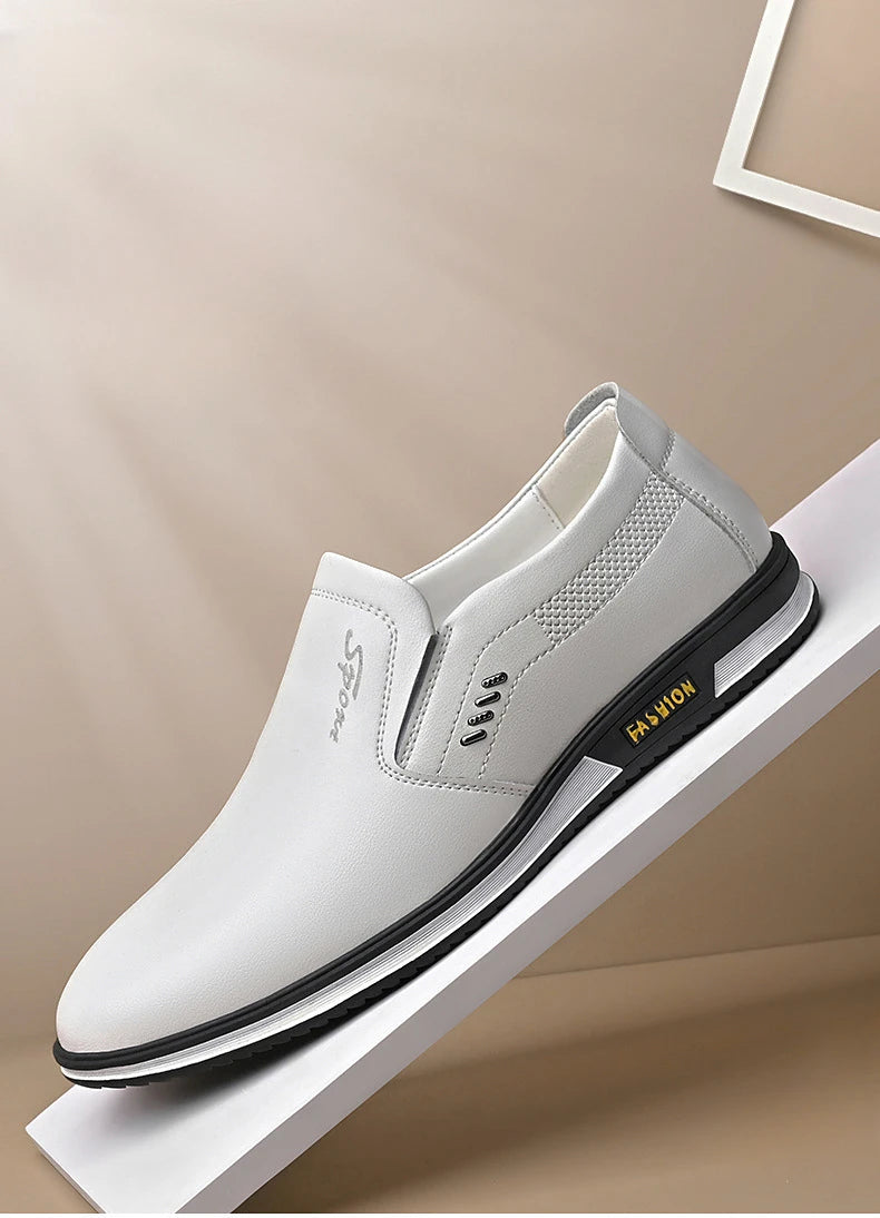 Spring and Autumn Men's English Leather Shoes Outdoor comfor Footwear Men fashion Formal Shoes High Quality trendy Zapatos - Sun Studio