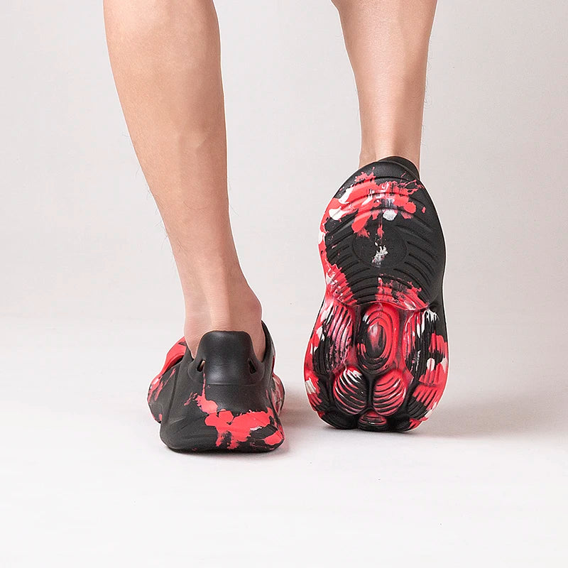 Summer Men Women Slippers Camouflage Platform Outdoor Clogs Shoe Beach Sandals Male Soft EVA Indoor Home Slides Lover Flip Flops - Sun Studio