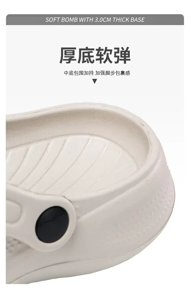 2026Summer Men Clogs Sandals Men's and Women's Leisure Slippers Beach Slides Home Garden Shoes Outdoor Sandals Plus Size46 47 48 - Sun Studio