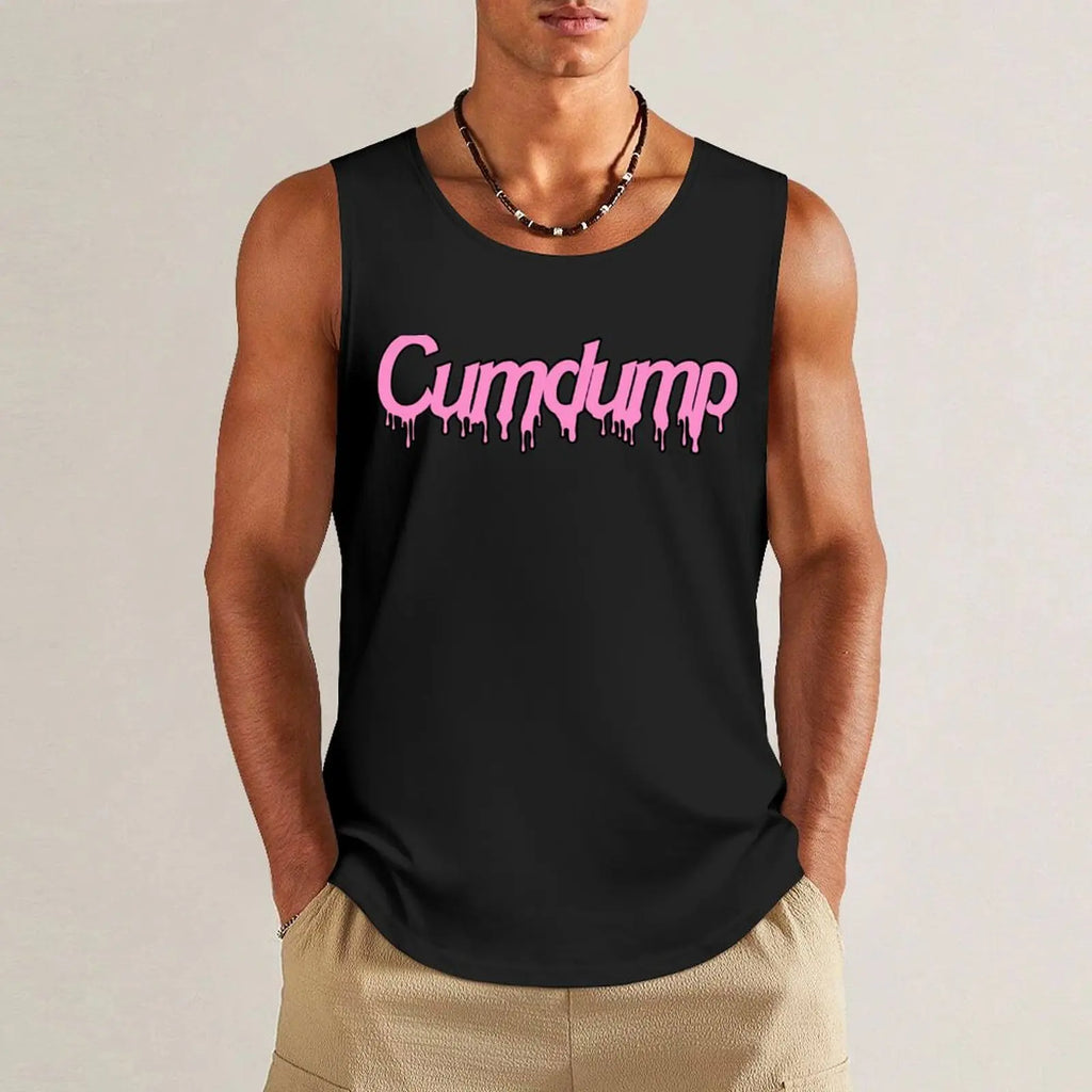 Cumdump Tank Top gym accessories man gym t-shirts - Sun Studio