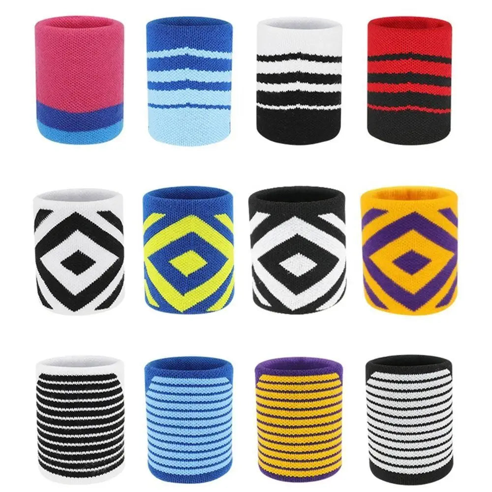 Sweatband Tennis Badminton Wrist Protector Stretch Elastic Wrist Brace Yoga Bracelet Protector Wrist Sweatband Gym Wristband - Sun Studio