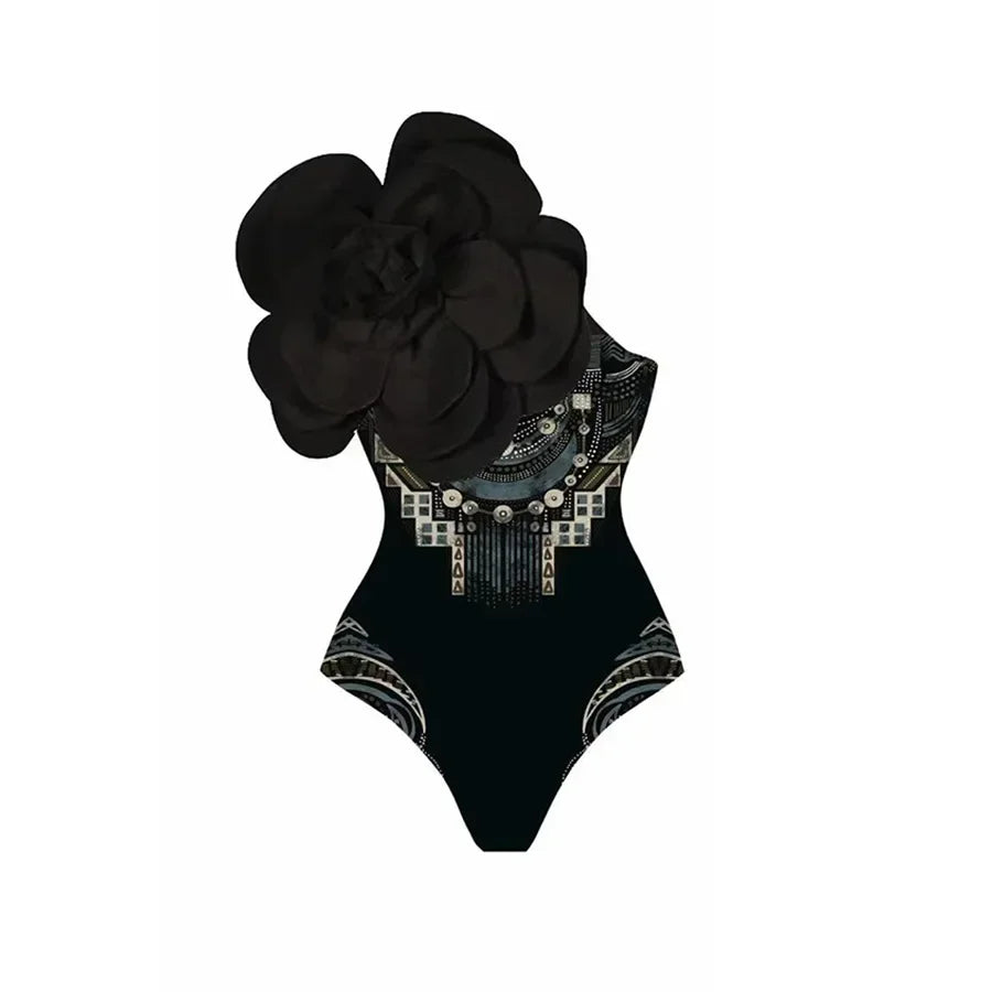 2026 Neu Sexy Weiß 3D Blume Einfarbig Zweiteilig Push Up Bikini Set Luxus Badebekleidung Damen Badeanzug Strandmode Sommer Badeanzug
