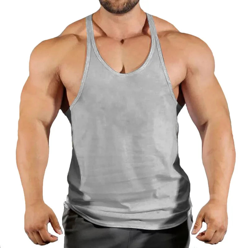 Gym Man Workout Bodybuilding Shirt Men Singlets Stringer Undershirt Vests Tank Top Vest Men's Brand Clothes Clothing Muscle Gyms - Sun Studio