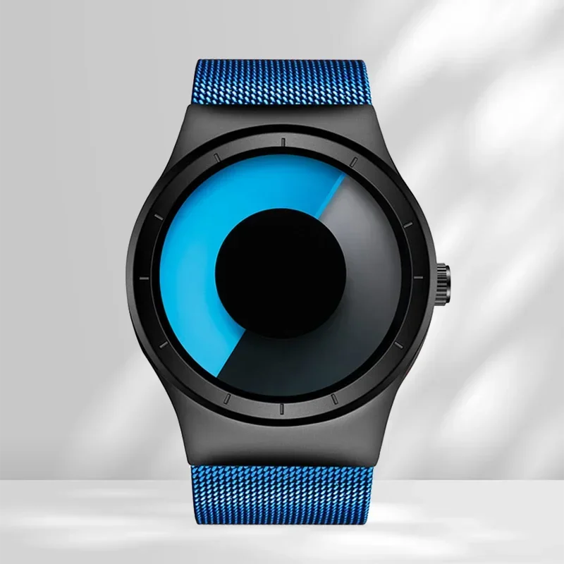 NEUE Kreative Quarz Uhren Männer Top Mode Marke Freizeit Edelstahl Mesh Band Unisex Uhr Uhr Männlich weiblich Gentleman Geschenk