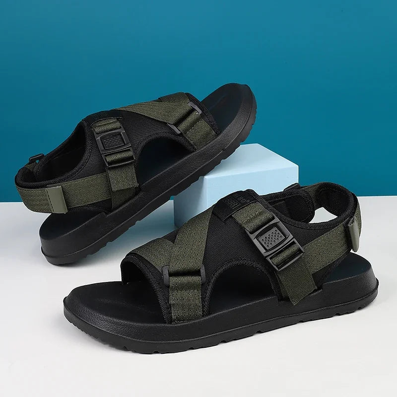 Casual Versatile Trendyy Roman Sandals Non-slip Wear-resistant High-looking Sandals Outdoor Casual Slippers Indoor Sandals Women - Sun Studio