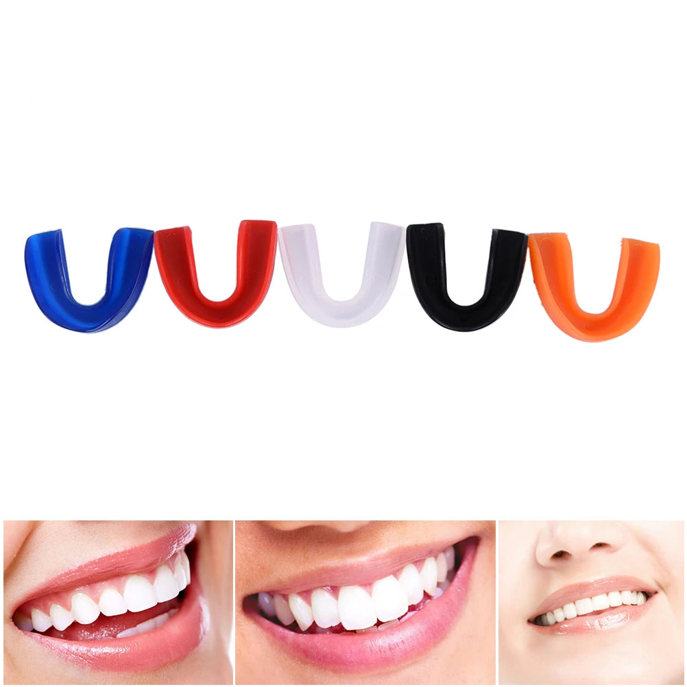 Sport Mouth Guard Teeth Protector Adults Mouthguard Tooth Brace Protection Basketball Rugby Boxing Karate With Plastic Case Box - Sun Studio