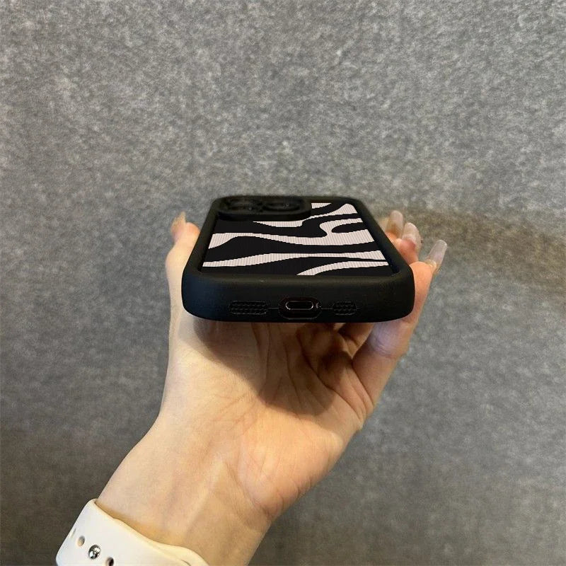 Case for Xiaomi 14 Cases Poco F5 Case Zebra Stripe Lattice Cases for Xiaomi 11 Lite 5G NE 13T 13 12T 12 Poco M6 X6 X5 Pro Cover - Sun Studio