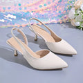 Summer Cover Pointed Toe Women Sandals Fashion High Heel Shoes Ladies Outdoor Elegant Office Slingbacks Sandalias Mujer - Sun Studio