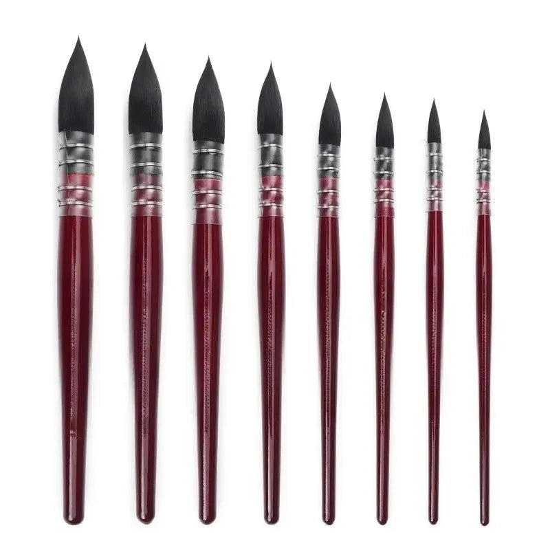 FANBAO 1Pcs Hand-Painting Brushes Professional Watercolor Brush Wood Pen for WaterColor Painting Drawing Art Supplies Artist - Sun Studio