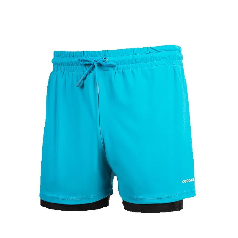 COPOZZ Summer Men's Beach Swimming Trunks Drawstring Elastic Waist Swimsuit Shorts Plus Size Quick Drying Swimwear Shorts Board - Sun Studio