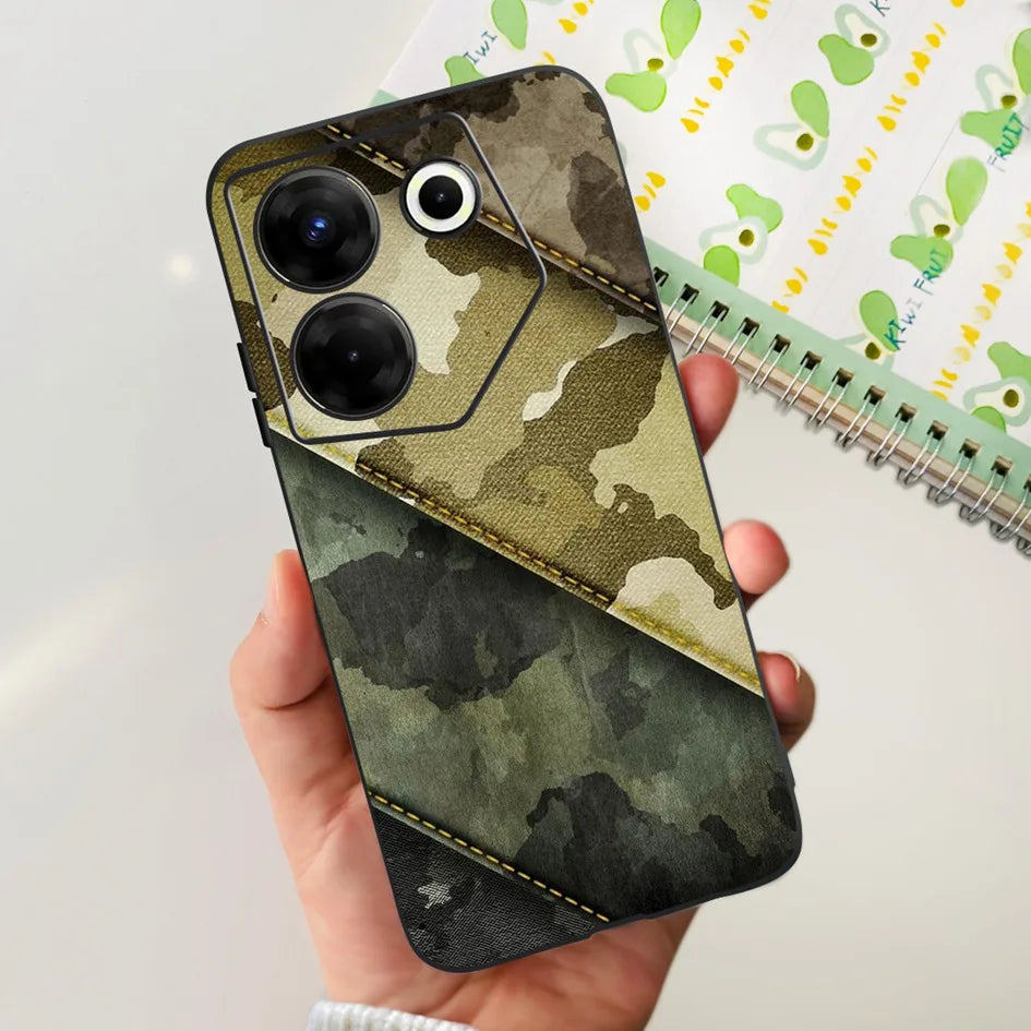 For Tecno Camon 20 Pro 5G Case 2023 Cute Love Heart Football Slim Cover Soft Silicone Funda For Tecno Camon20 Pro 5G CK8n Bumper - Sun Studio