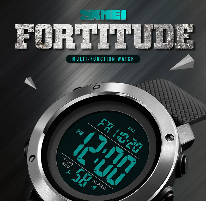 SKMEI Men Fashion Digital Watch Large Dial Alarm Clock Waterproof Watches Sport Outdoor Sports Men's Electronic Watch - Sun Studio