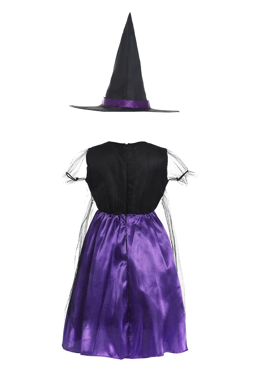 2-15Y Girls Halloween Witch Costume Children Cosplay Vampire Bat Dresses Carnival Party Clothes Children's Halloween Gifts - Sun Studio