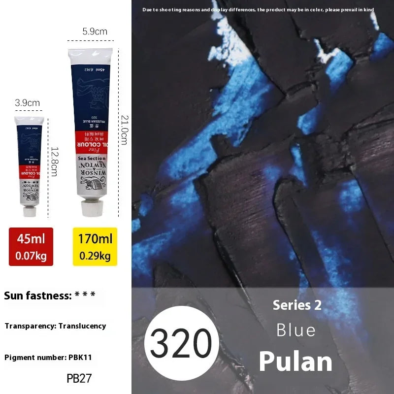45ml Ölmalerei Transparente Tube Schnell trocknend Weiß Gold Silber Professionelle Farbmalbedarf für Künstler Studenten Anfänger