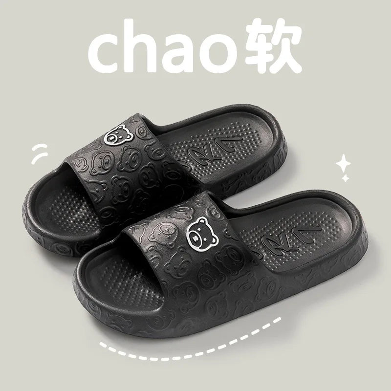 Anti-slip Indoor Toilet Slippers Bathroom Home Use Wearing a Slug Outside Living Room Slippers New Summer House Shoes Slipper - Sun Studio